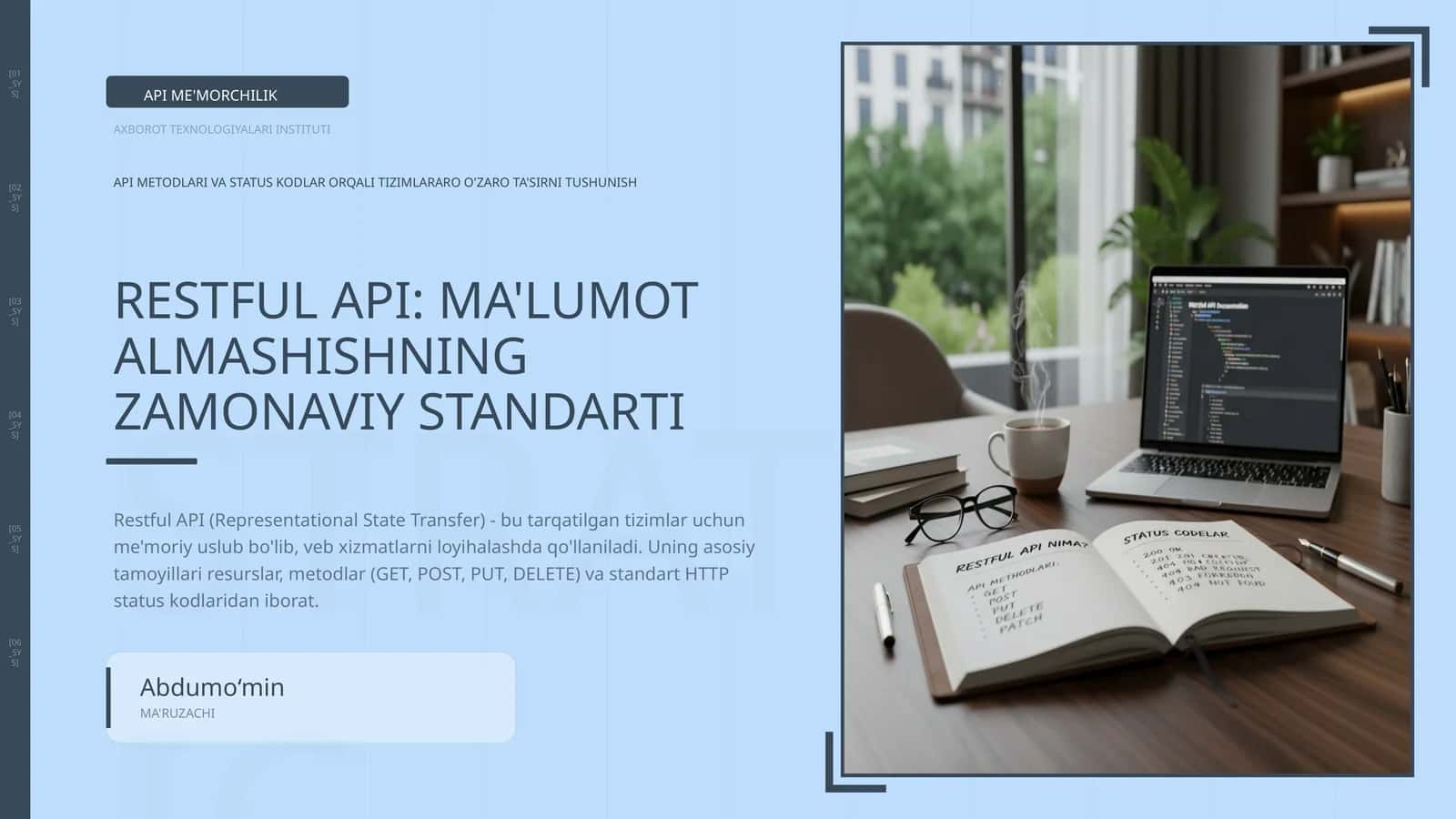 RestFull API nima_ API methodlari va status codelar (1).pptx 1