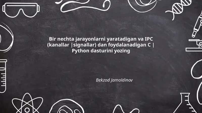 C |Python dasturini yozing 1