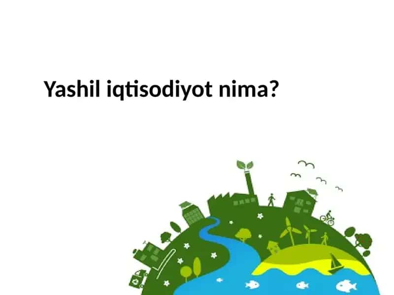 Yashilo tarqqiyot 1