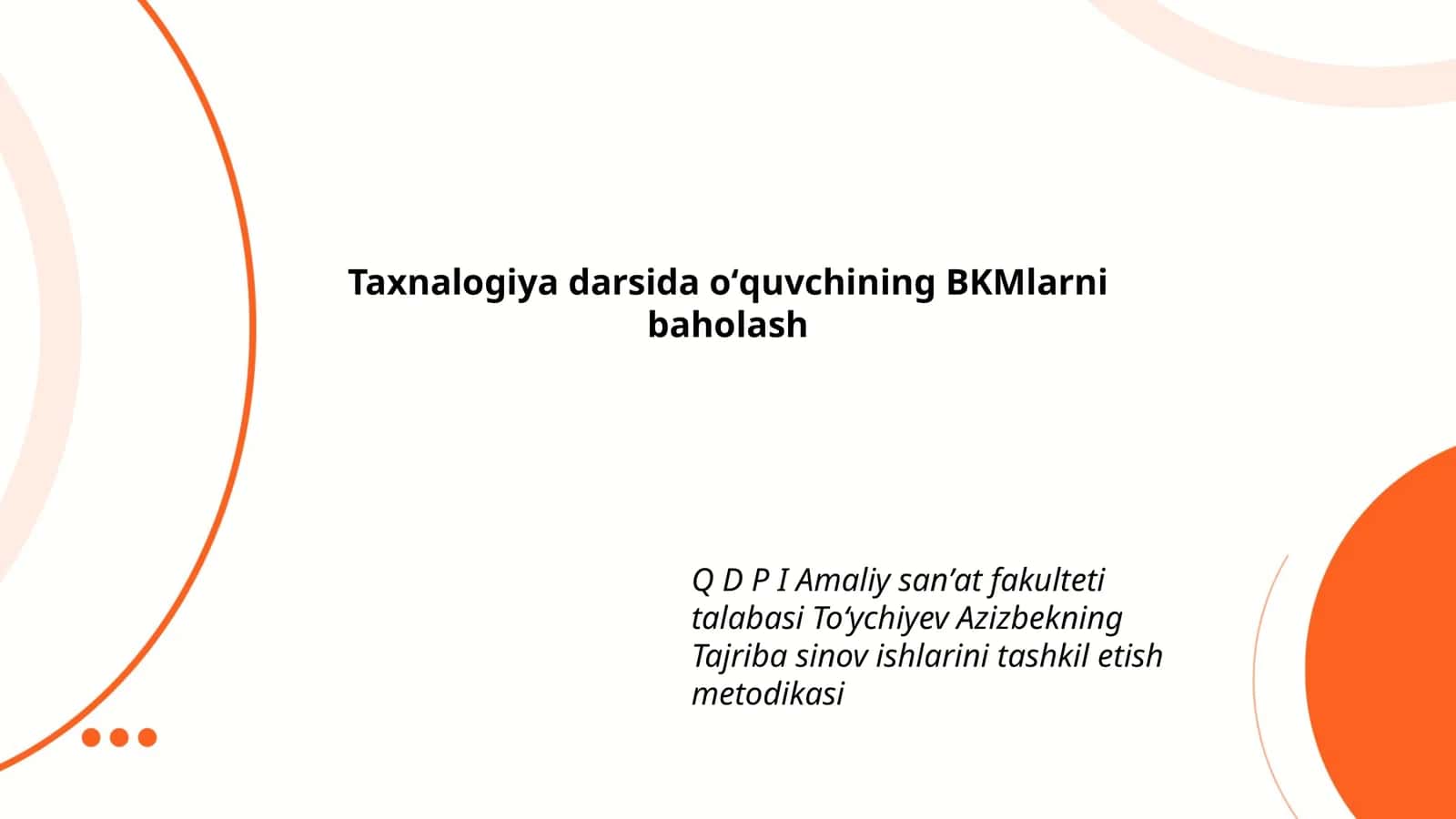 Baholash mezonlari 1