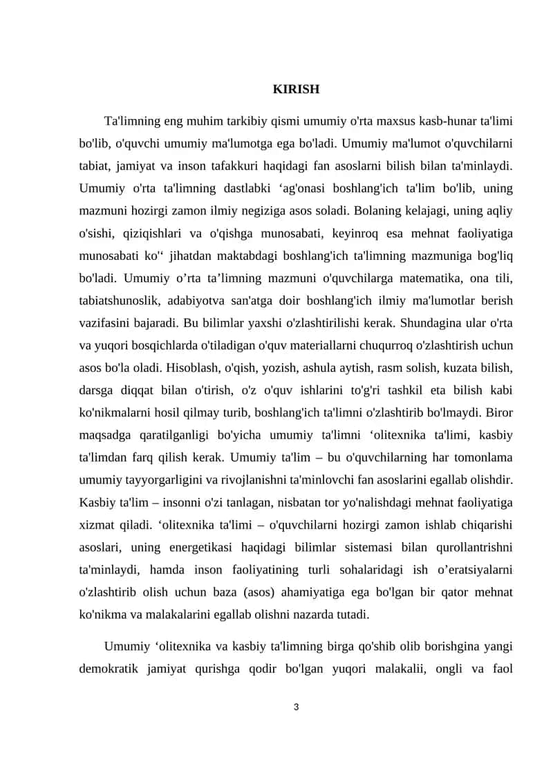“Geometriyani fanining kelib chiqishi va uning bo’limlari” 1