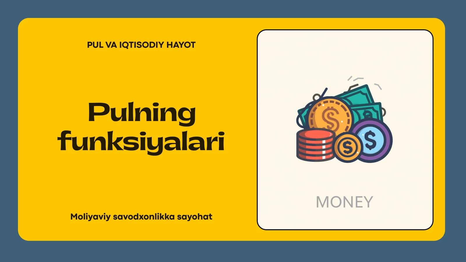 Pulning funksiyalari 1