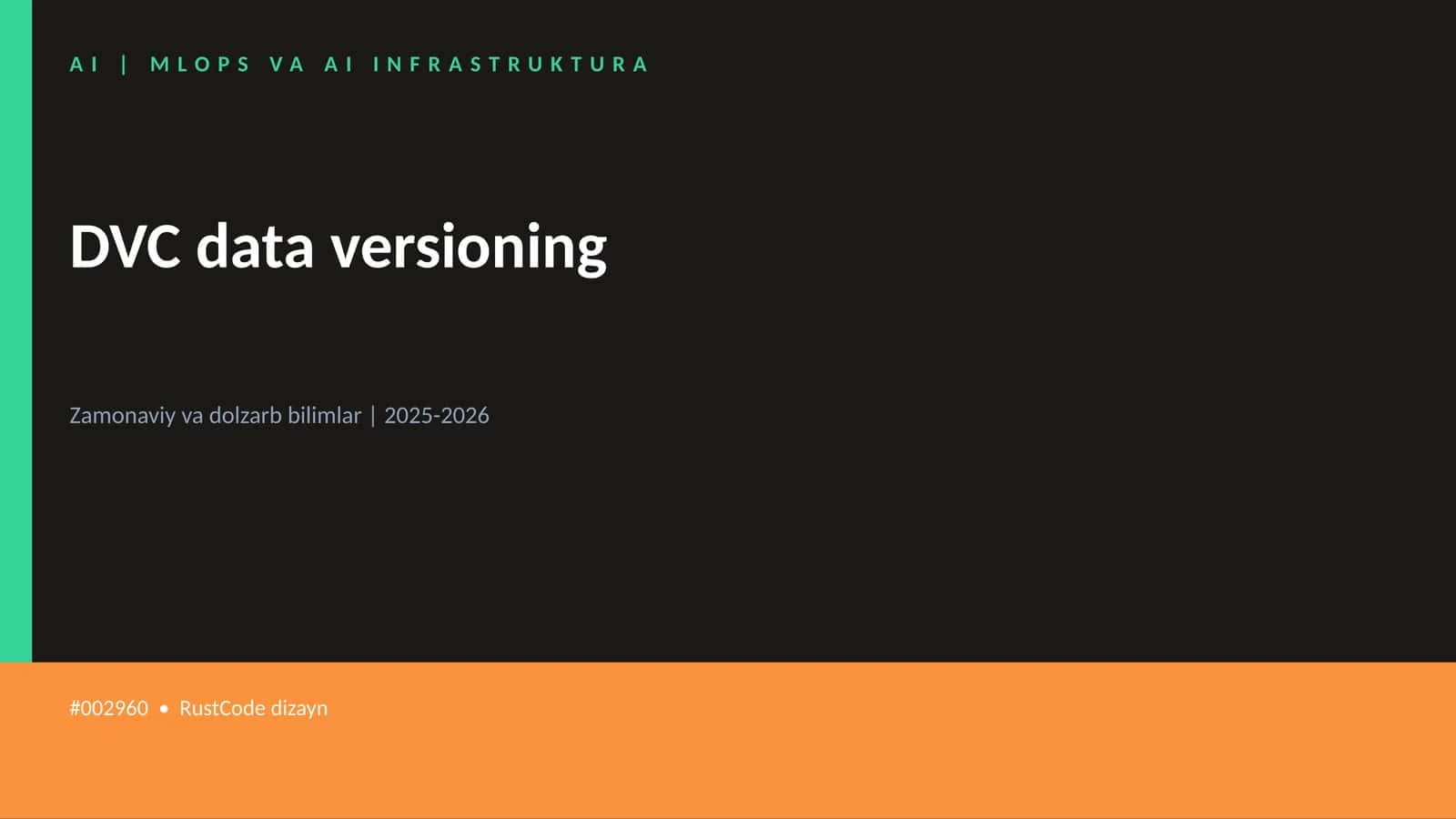 DVC data versioning 1