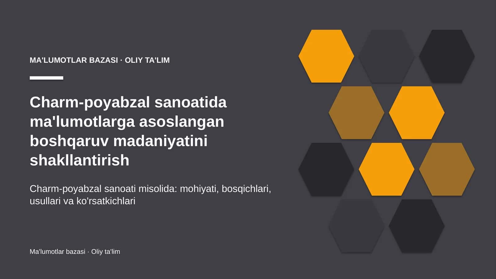 charm poyabzal sanoatida ma'lumotlarga asoslangan boshqaruv madaniyatini shakllantirish 9740 1