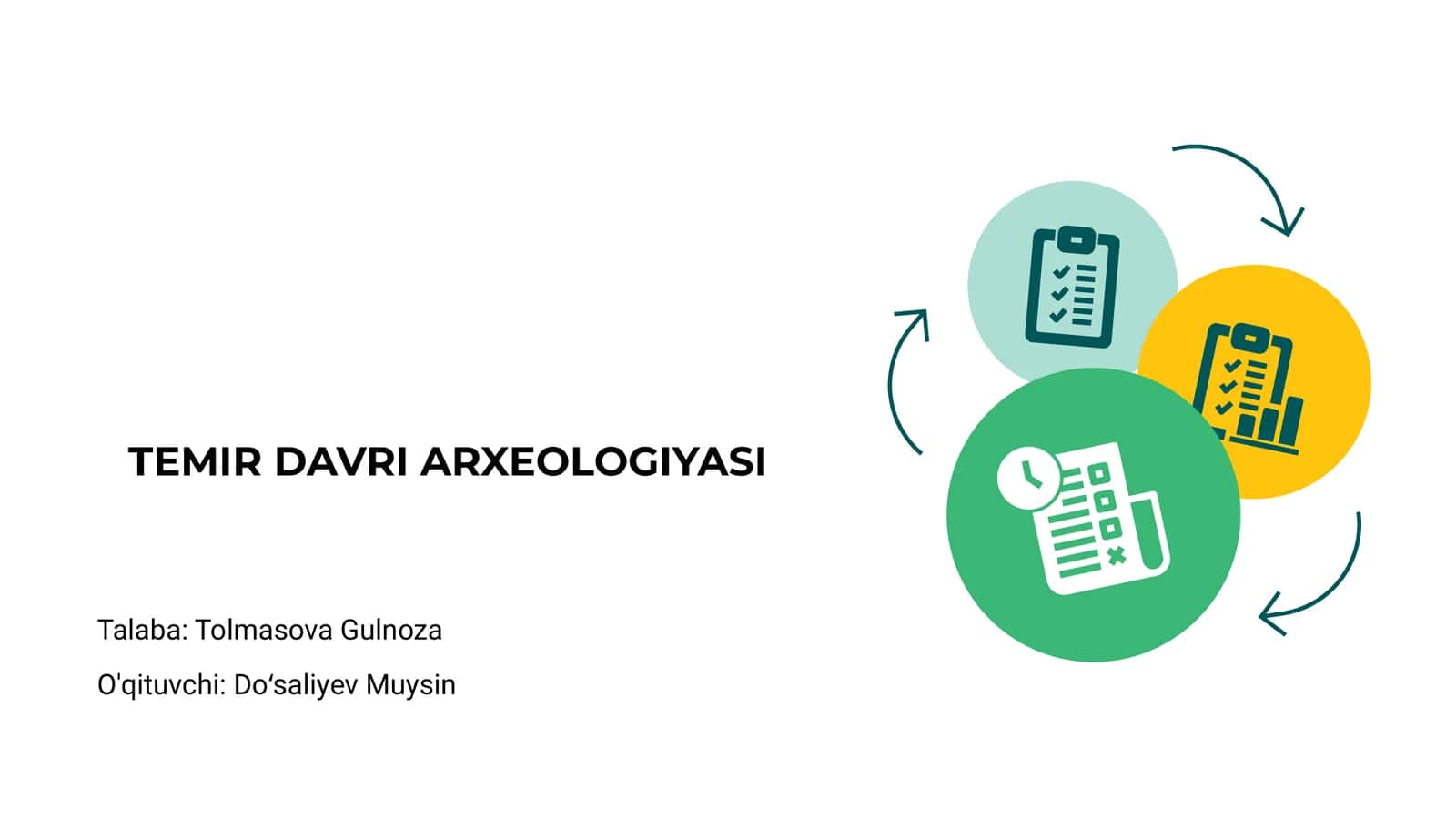 TEMIR DAVRI ARXEOLOGIYASI 1