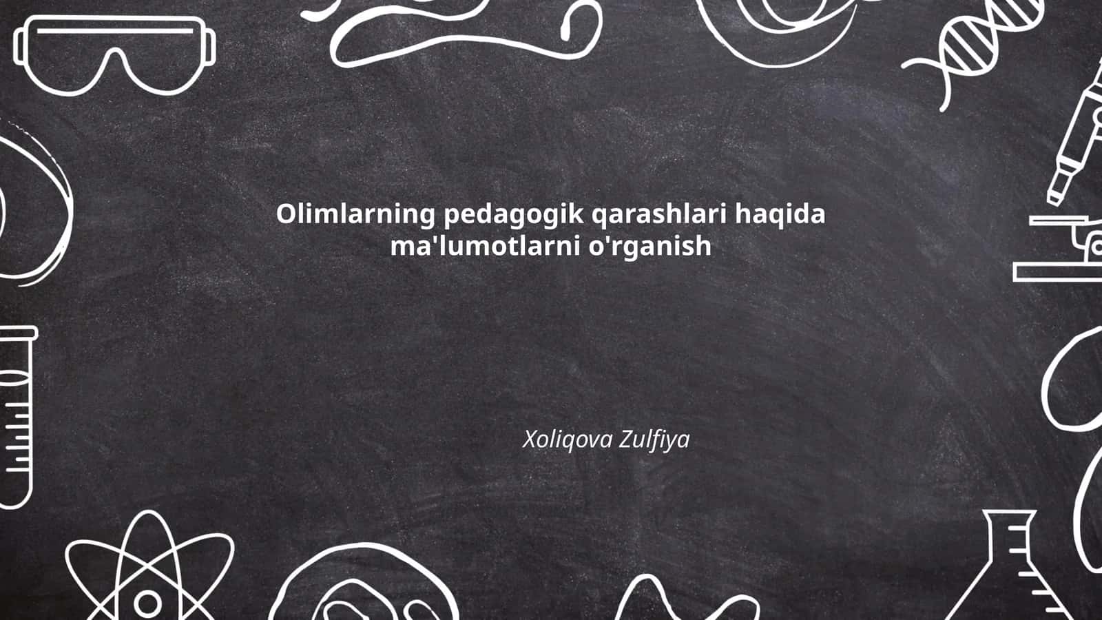 Abu Nasr al-Farobiyning pedagogik qarashlari 1