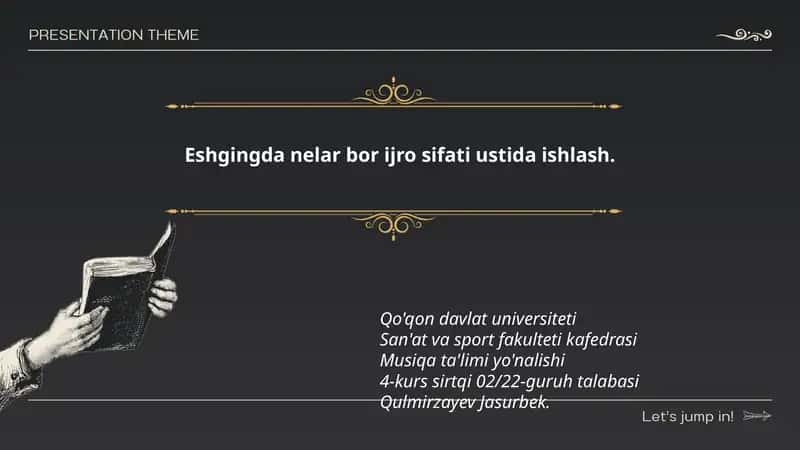 Musiqa ta'limi yo'nalishi 1