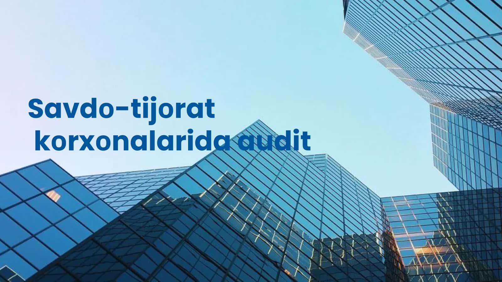 Auditning asosiy maqsadlari va prinsiplari 1