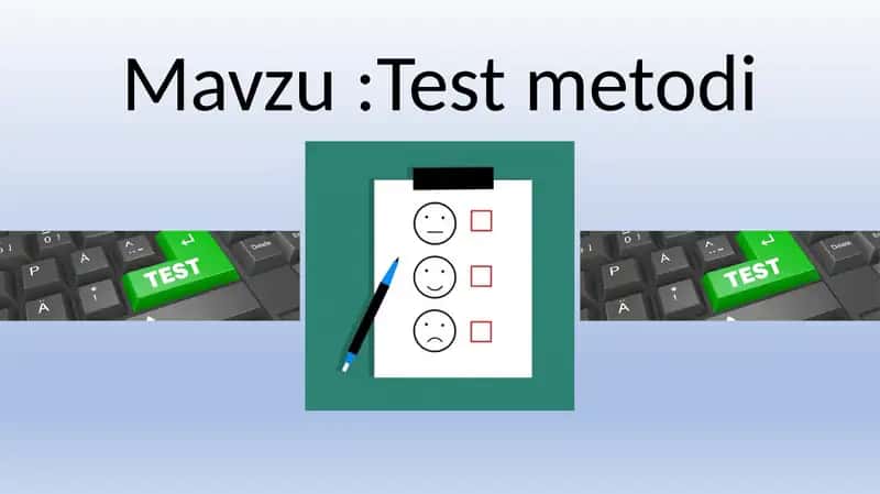 Test metodi 1