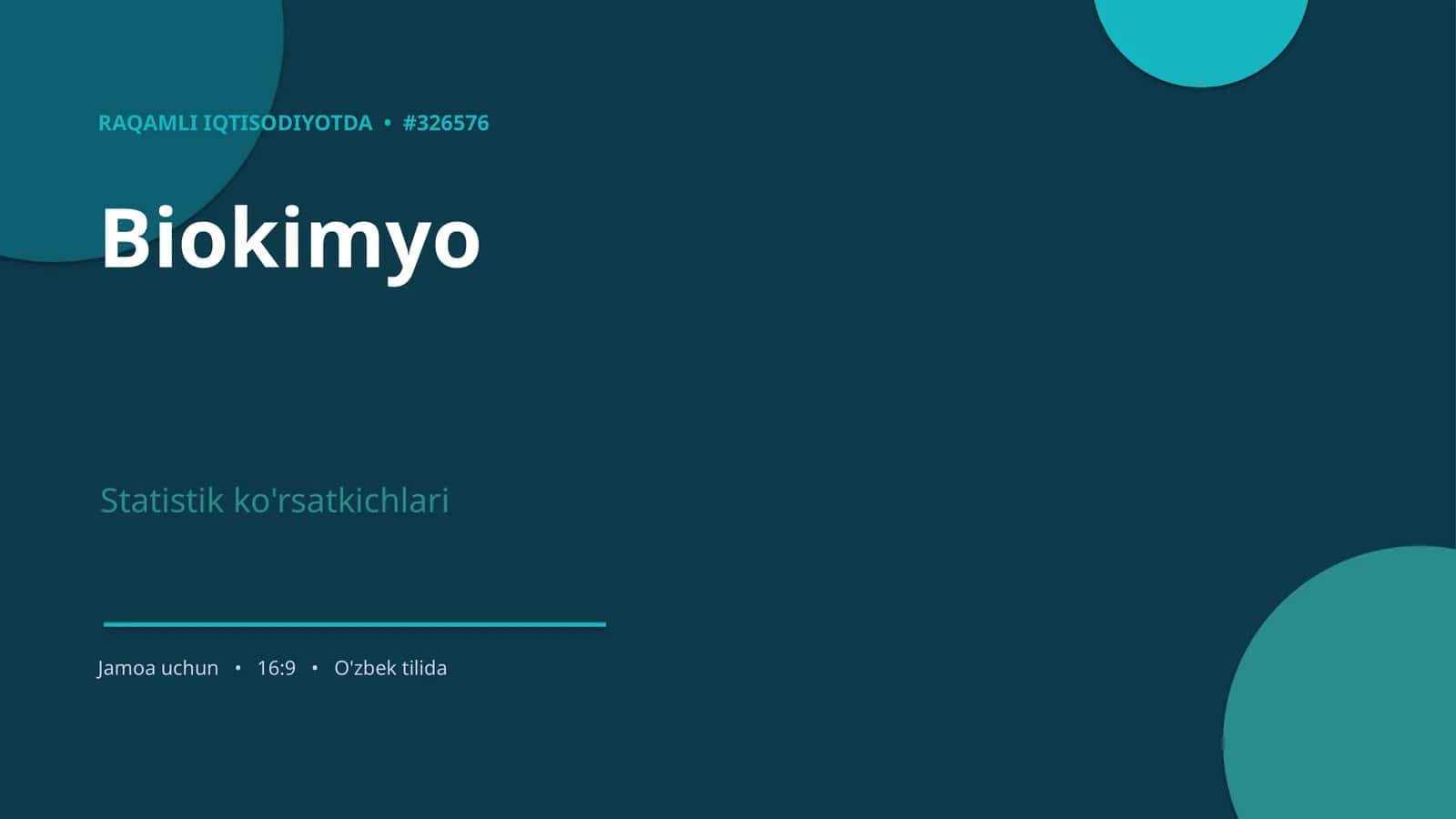 Biokimyo 1