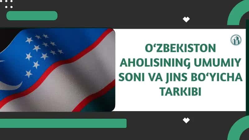 O‘ZBEKISTON AHOLISINING UMUMIY SONI VA JINS BO‘YICHA TARKIBI 1