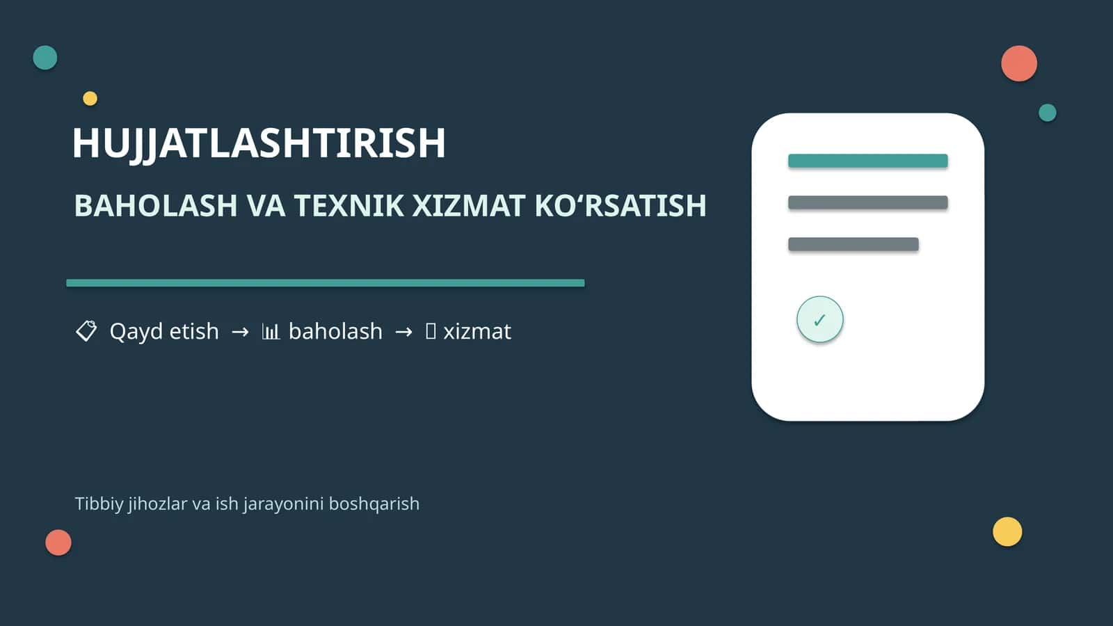 HUJJATLASHTIRISH 1