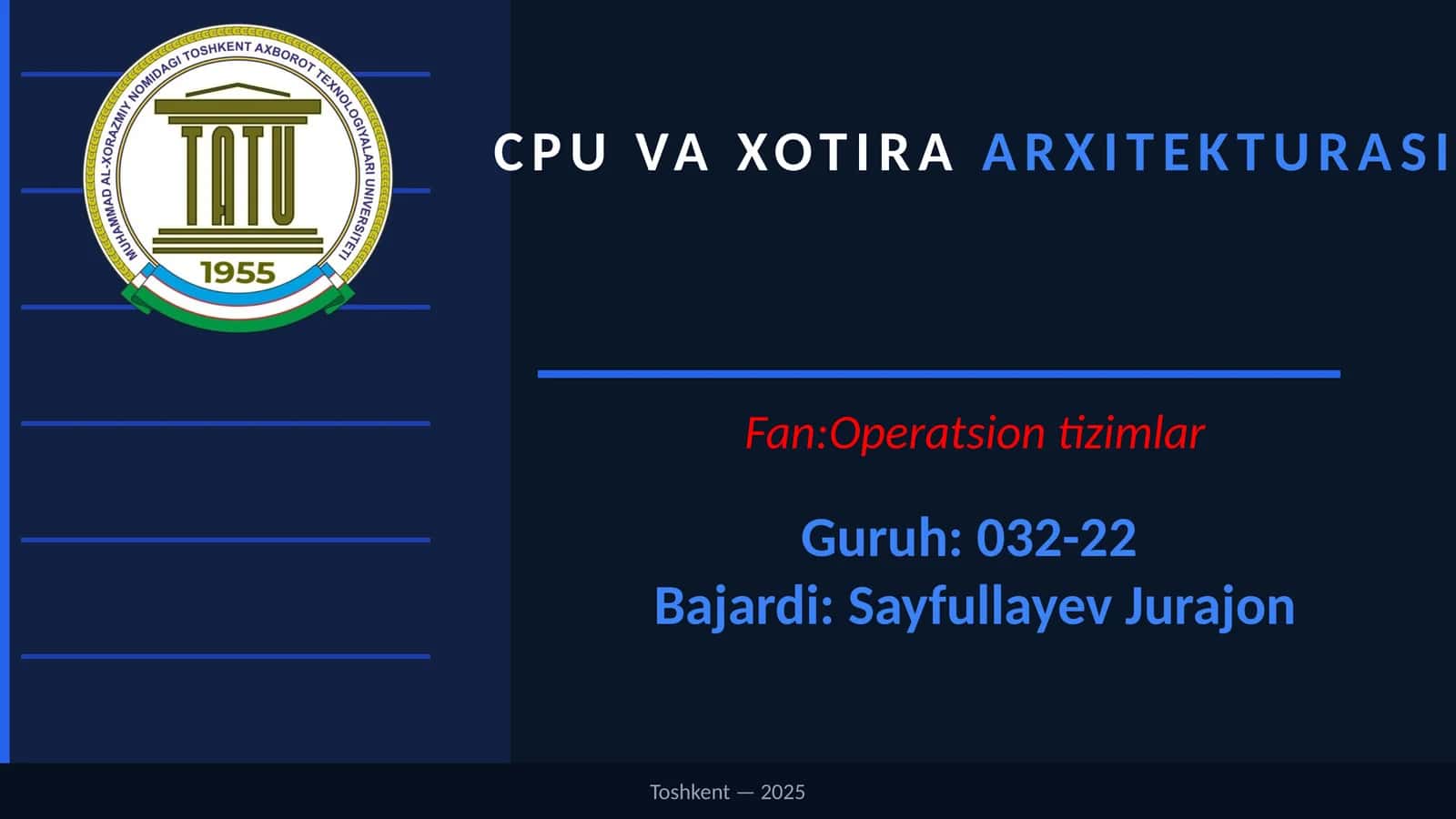 CPU VAXOTIRAARXITEKTURASI 1
