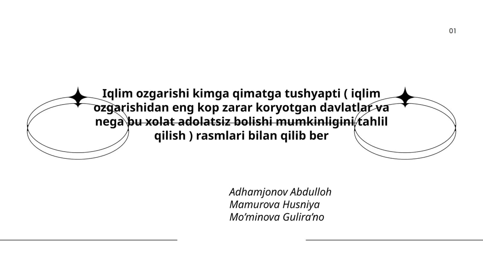 Iqlim ozgarishi kimga qimatga tushyapti 1