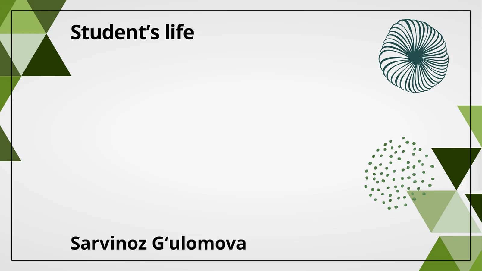 Academic Pursuits and Challenges: A Student's Life 1