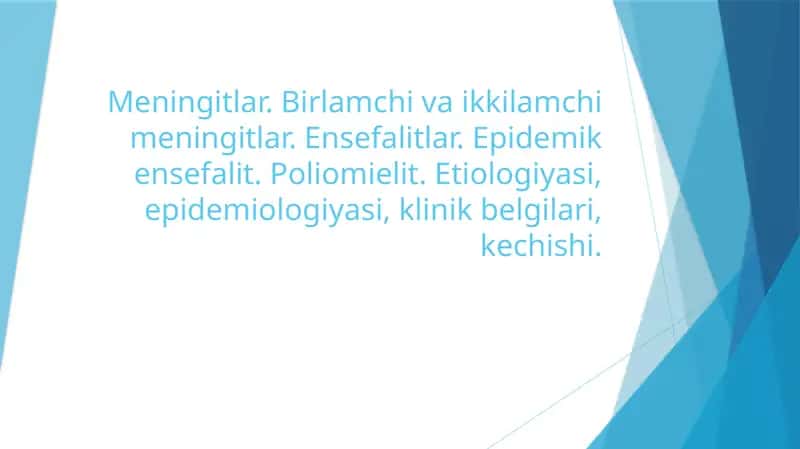 MENINGITLAR 1