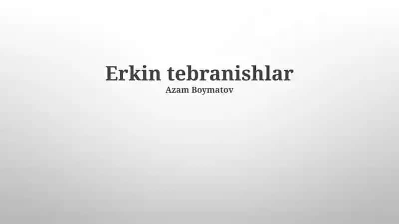Erkin tebranishlar 1