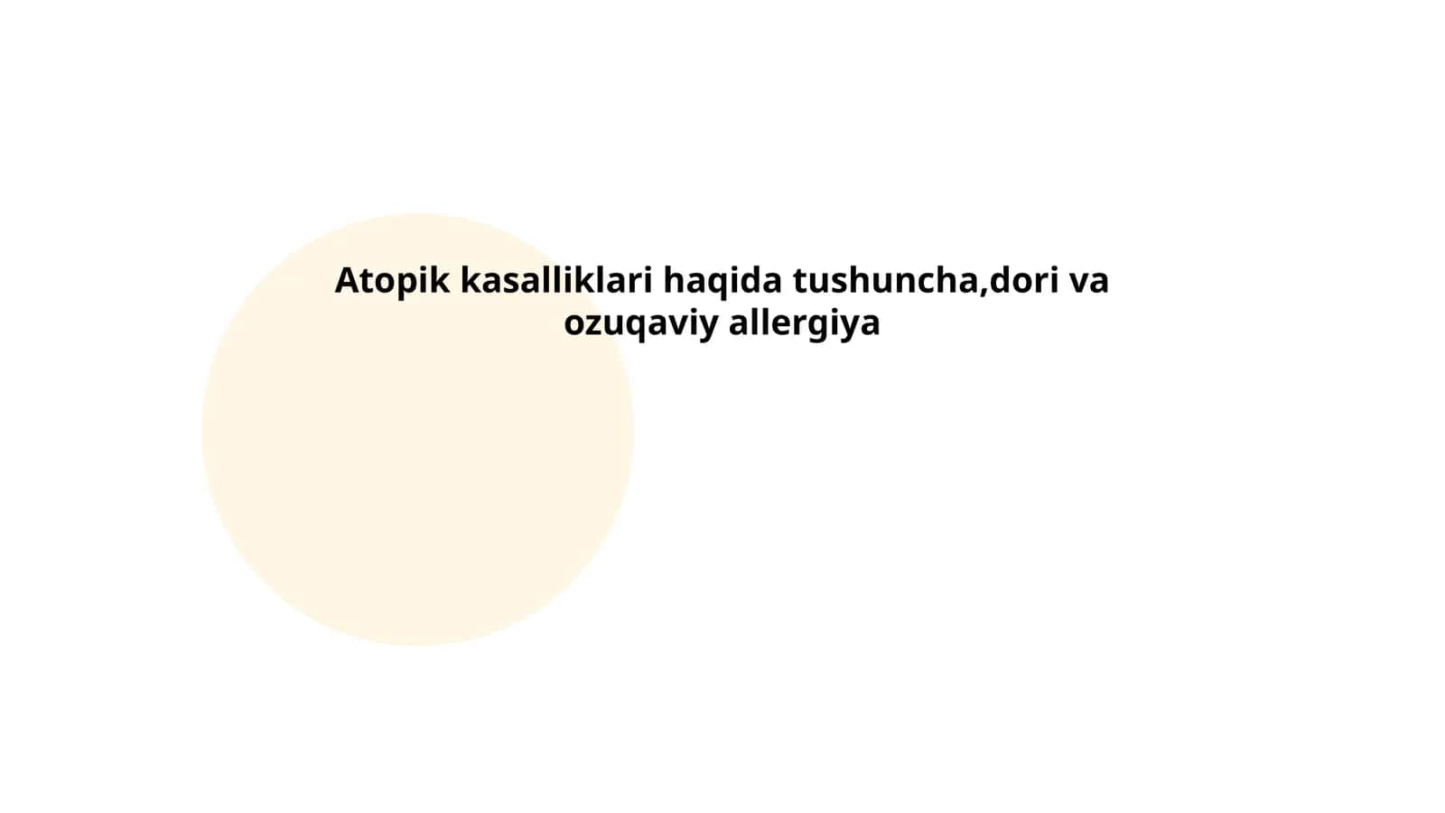 Atopik dermatit kasalligining sabablari 1