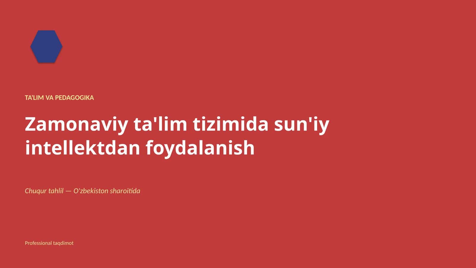 Zamonaviy ta'lim tizimida sun'iy intellektdan foydalanish 1