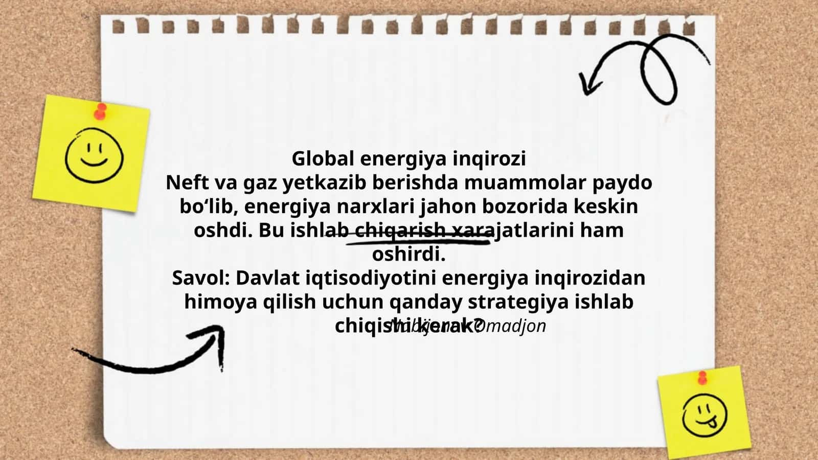 Global energiya inqirozi 1