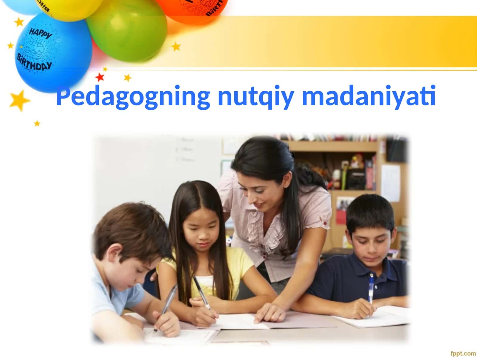 Pedagogning nutqiy madaniyati 1