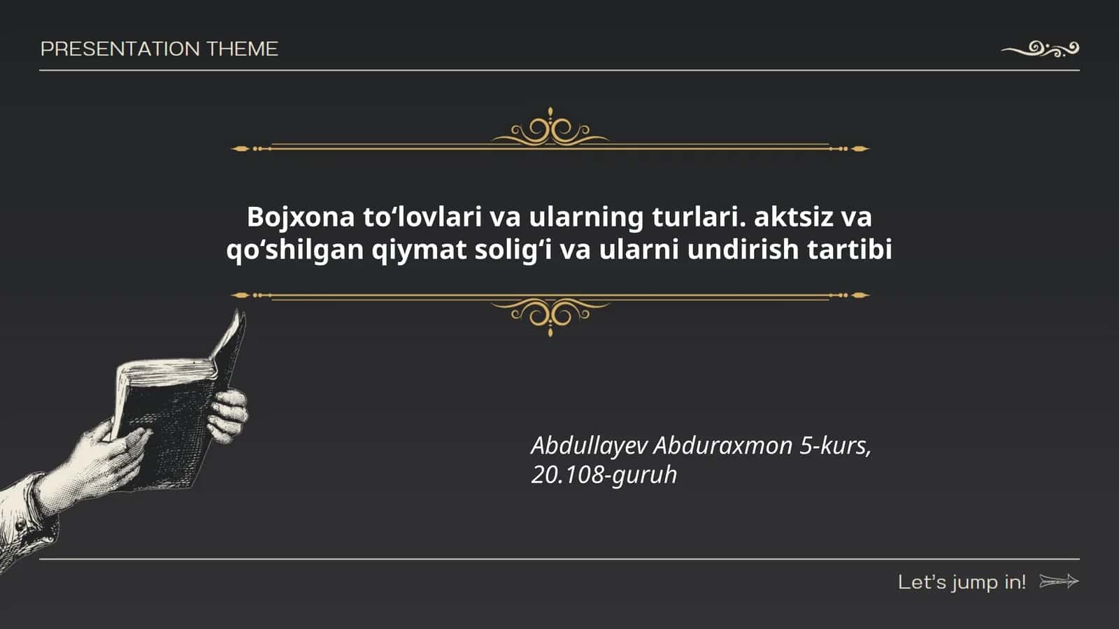 Bojxona to‘lovlari va ularning turlari. aktsiz va qo‘shilgan qiymat solig‘i va ularni undirish tartibi 1