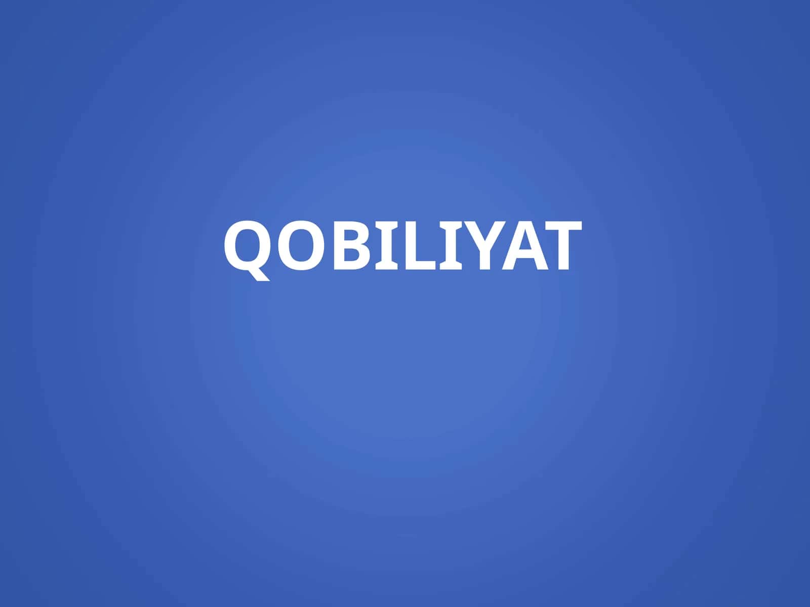 Qobiliyat 1