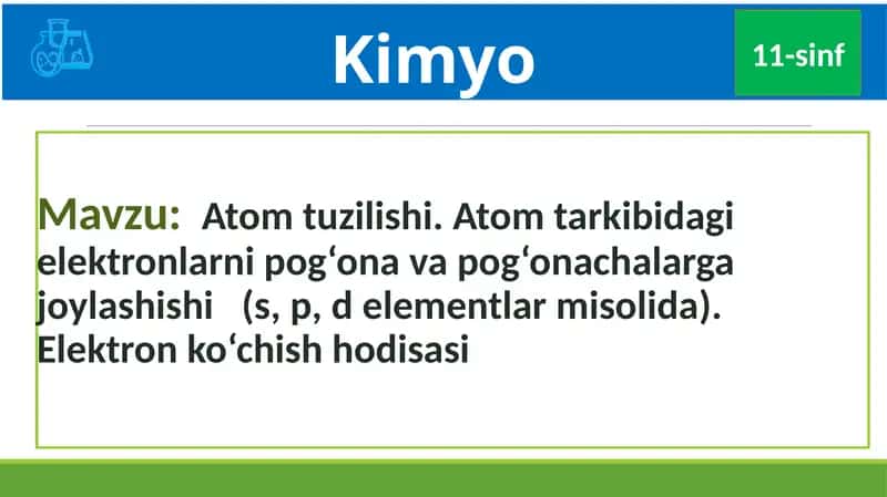 Atomtuzilishi 1