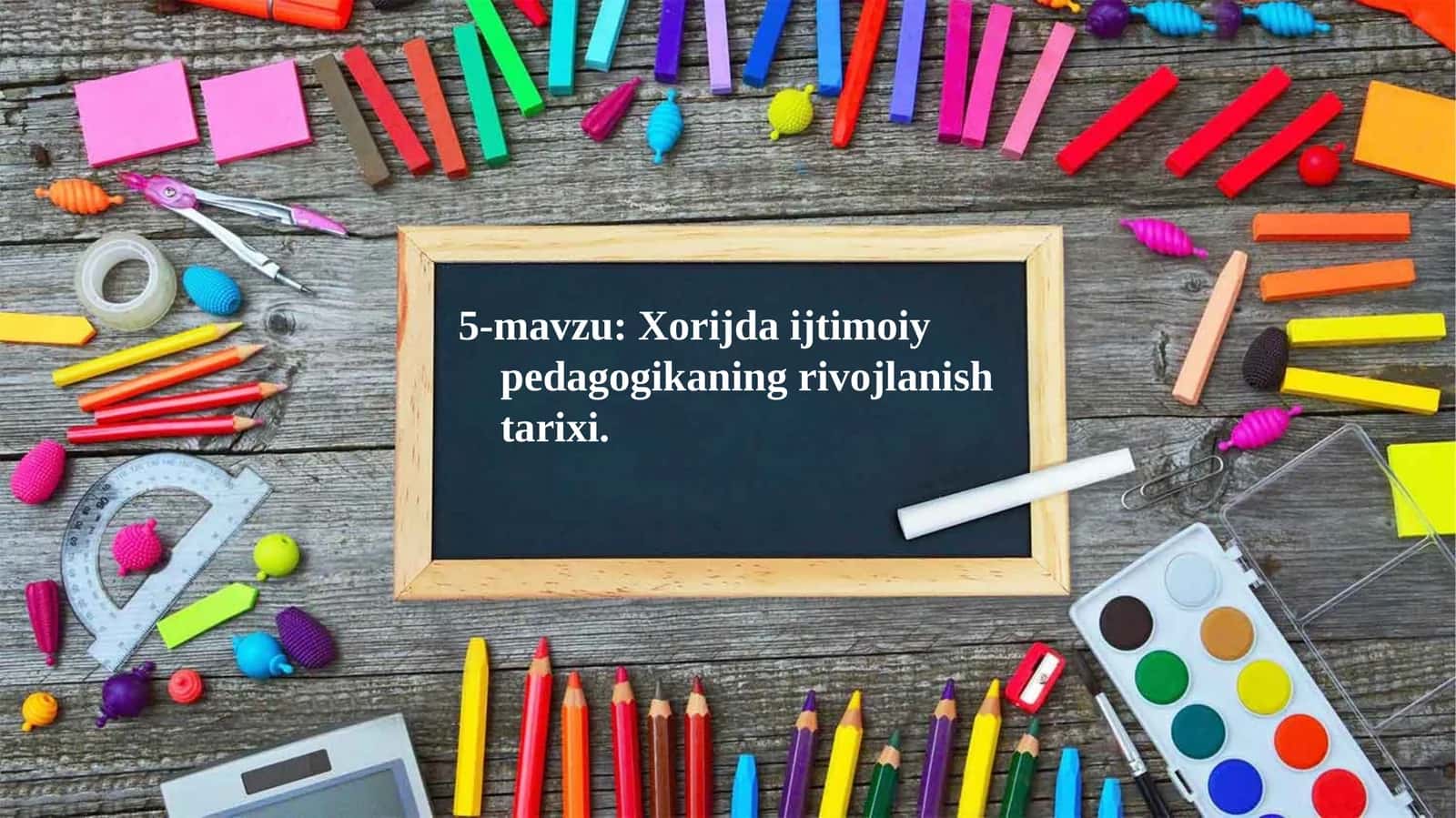 Xorijda ijtimoiy pedagogikaning rivojlanish tarixi 1