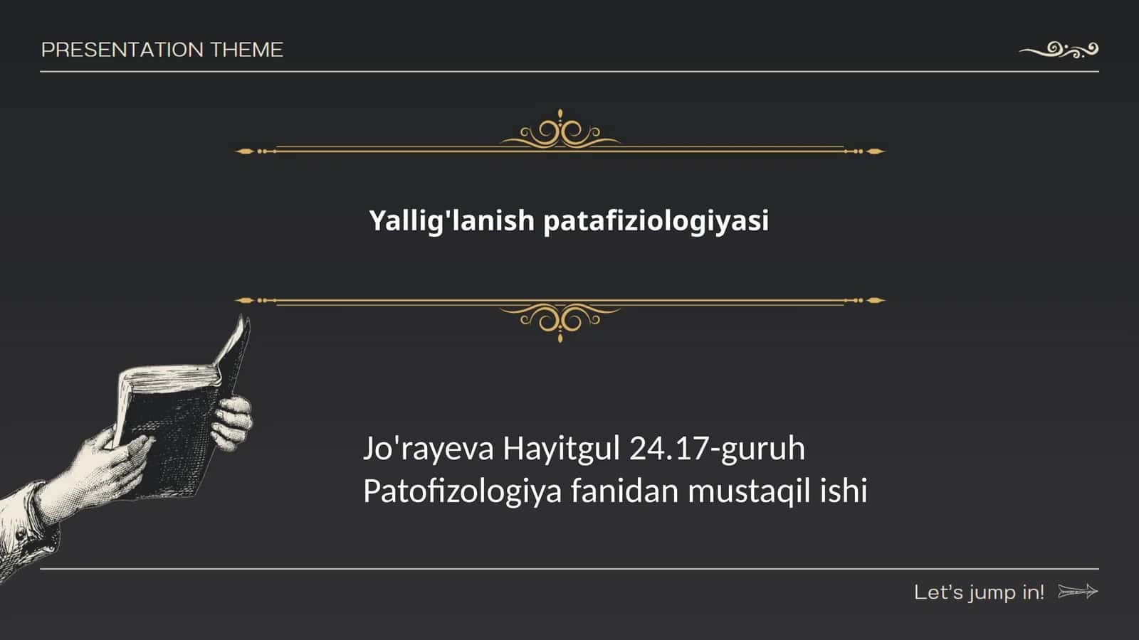 Yallig'lanish patafiziologiyasi 1