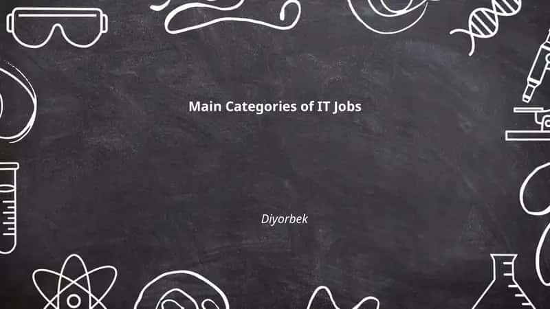 Main Categories of IT Jobs 1