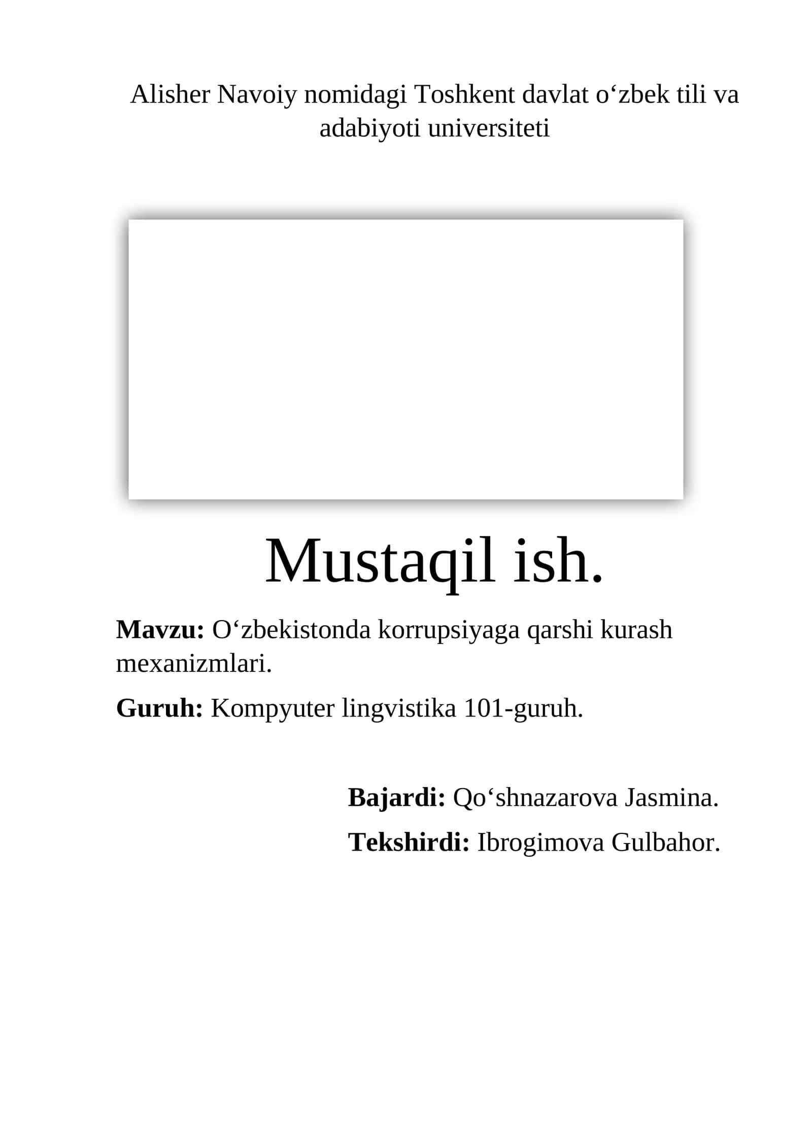 Falsafa mustaqil ish 1