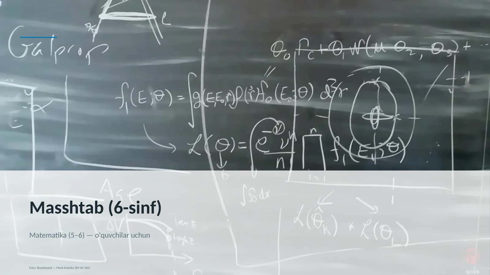 Matematika Masshtab (6-sinf) 1