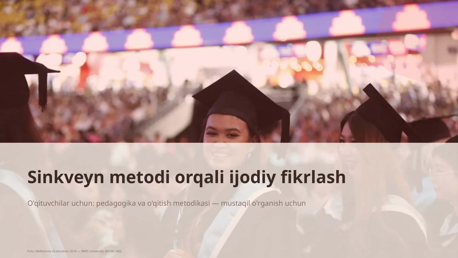 Sinkveyn metodi orqali ijodiy fikrlash 1