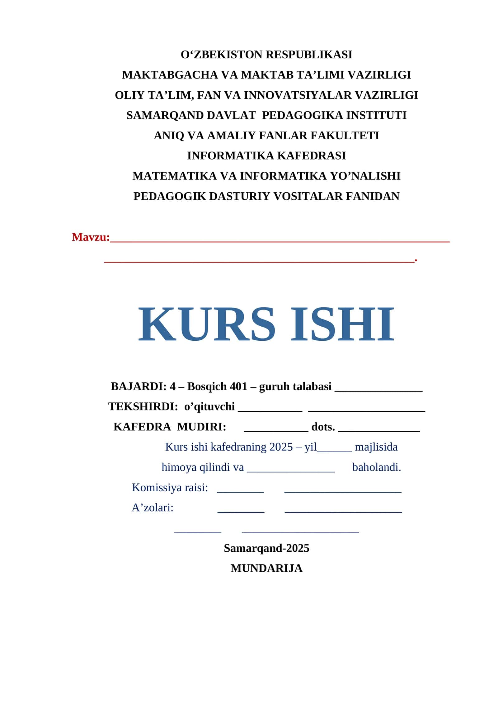 Uzluksiz ta'lim tizimida Informatika fanini kompetensiyaviy yondashuv asosida oʻqitish metodikasi. 1