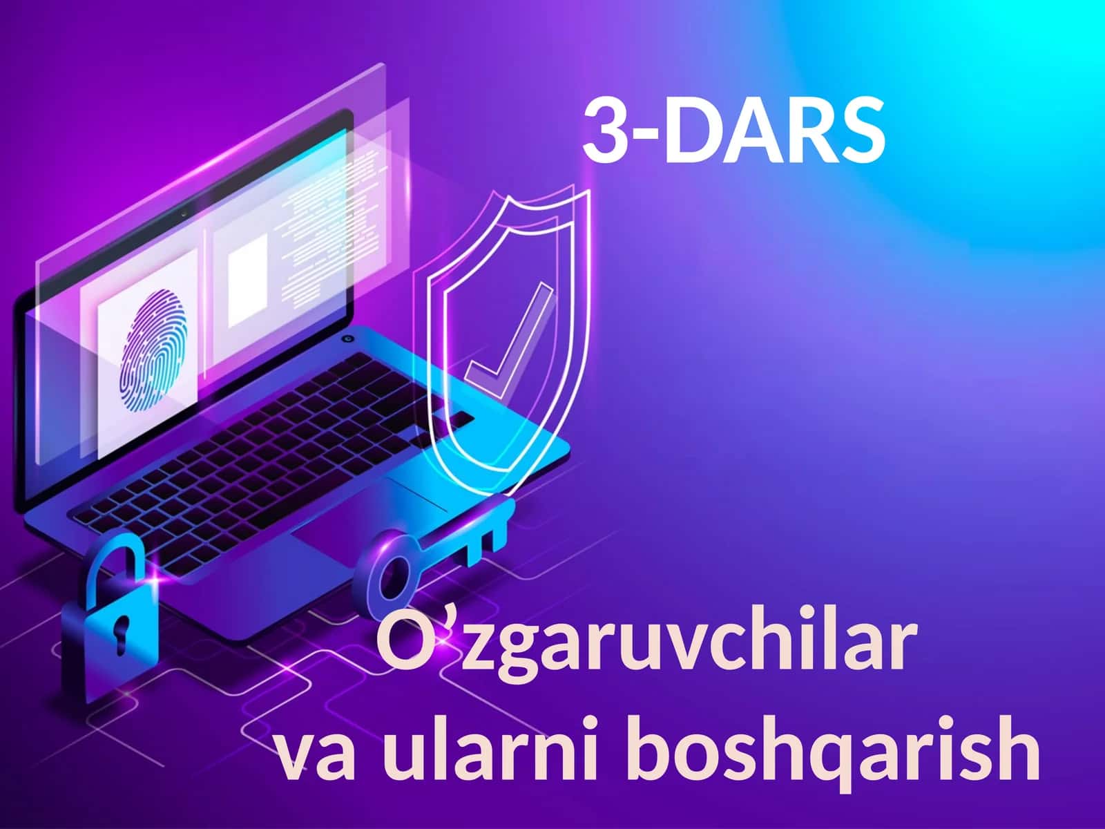 O’zgaruvchilar va uylarni boshqarish 1