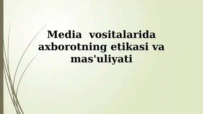 Axborot madaniyati va savodxonligi