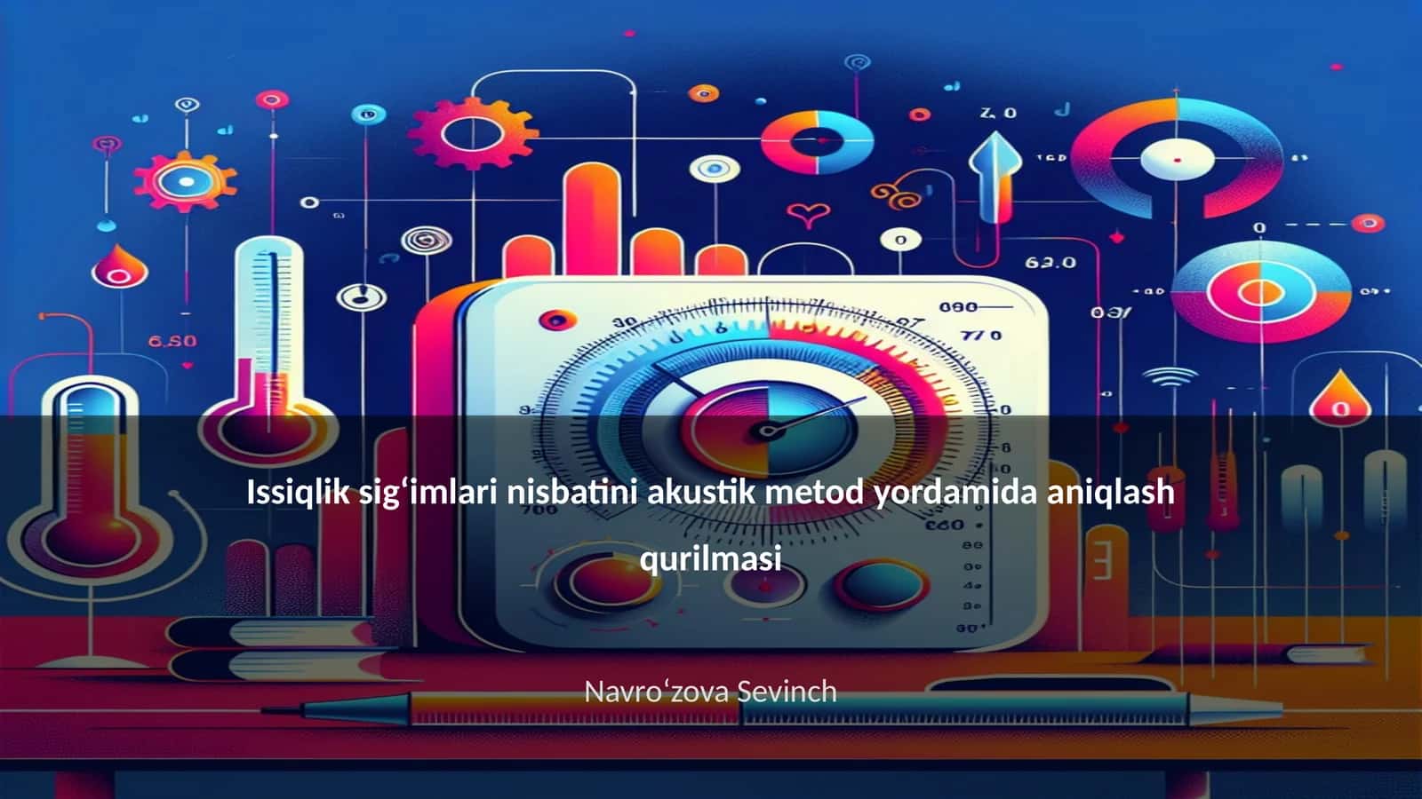 Issiqlik sigʻimlari nisbatini akustik metod yordamida aniqlash qurilmasi 1