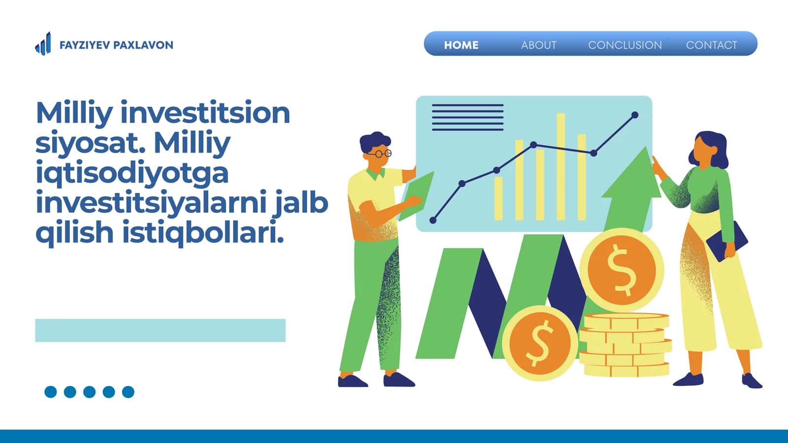 Milliy investitsion siyosat. Milliy iqtisodiyotga investitsiyalarni jalb qilish istiqbollari 1