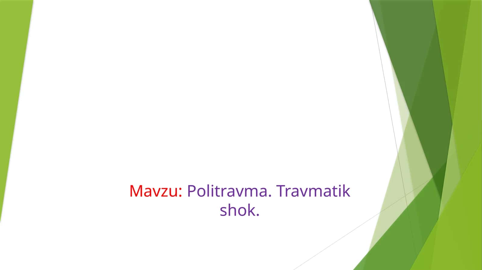 Politravma 1