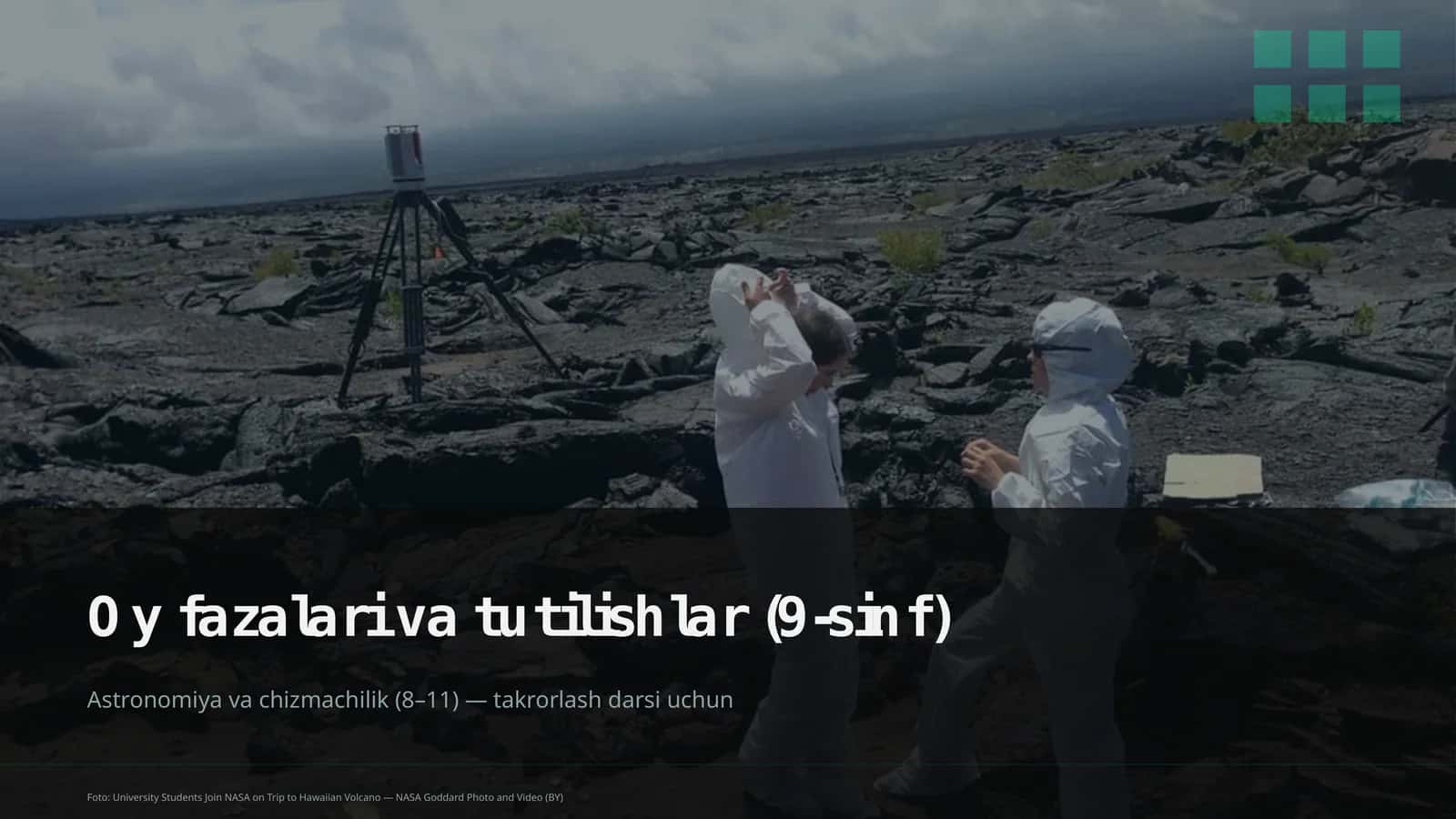 Oy fazalari va tutilishlar (9-sinf) 1