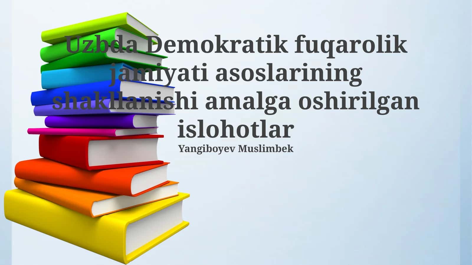 O‘zbekistonda demokratik huquqiy davlat qurish strategiyasi va konstitutsiyaviy islohotlar 1