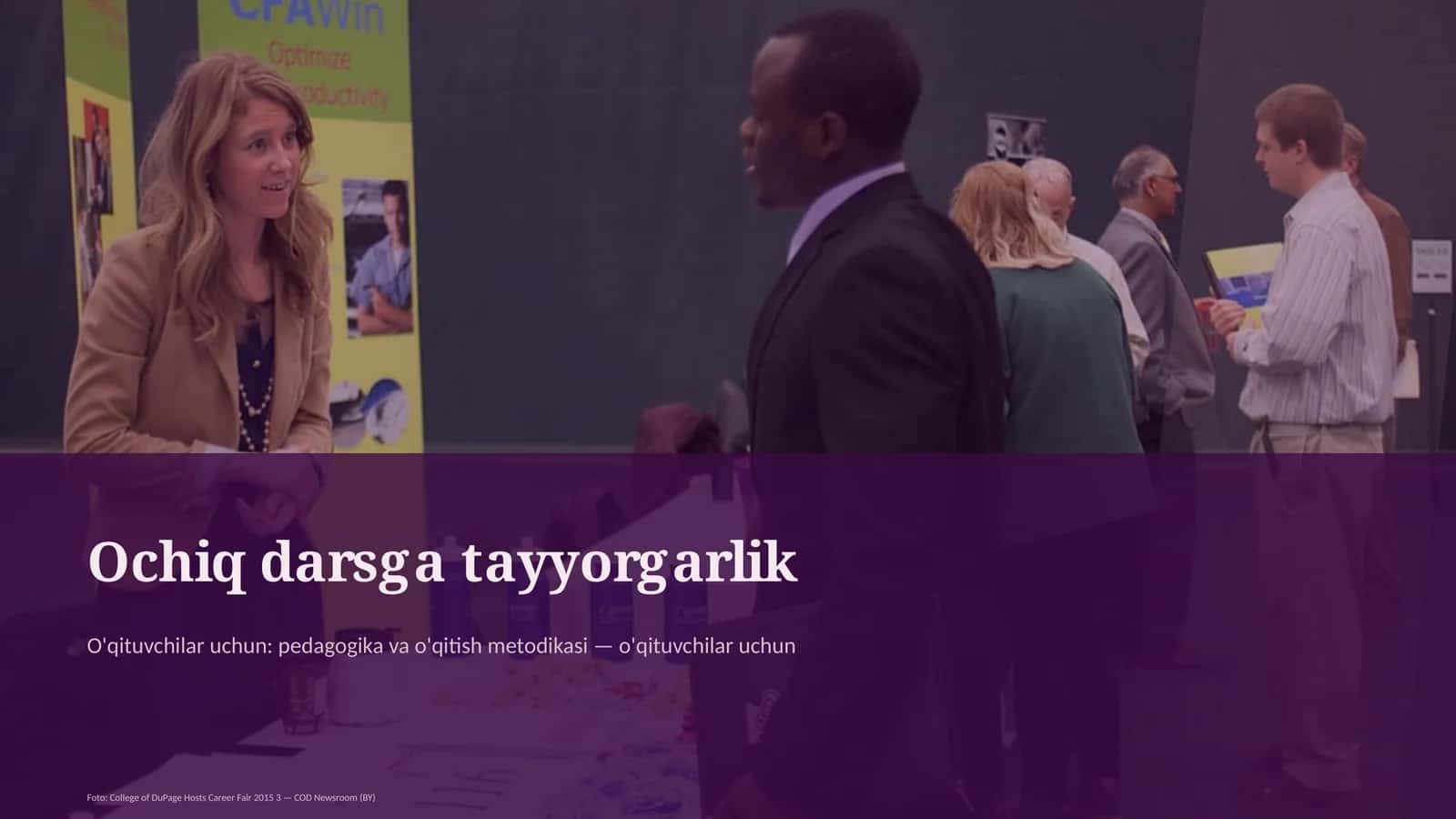 Ochiq darsga tayyorgarlik 1