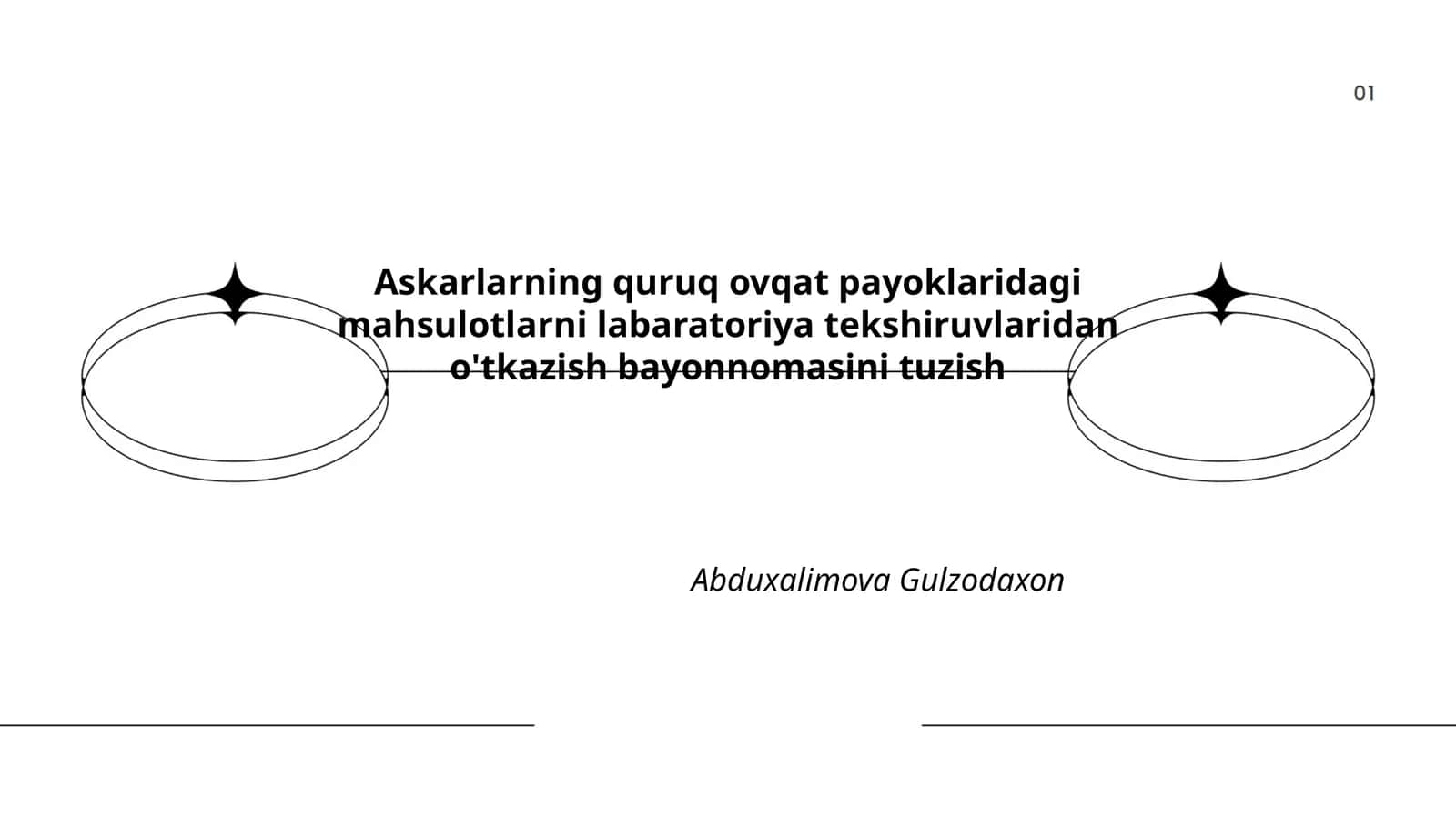 Askarlarning quruq ovqat payoklaridagi mahsulotlarni labaratoriya tekshiruvlaridan o'tkazish bayonnomasi 1