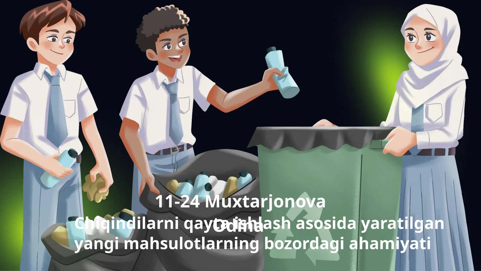 Chiqindilarni qayta ishlash asosida yaratilgan yangi mahsulotlarning bozordagi ahamiyati 1