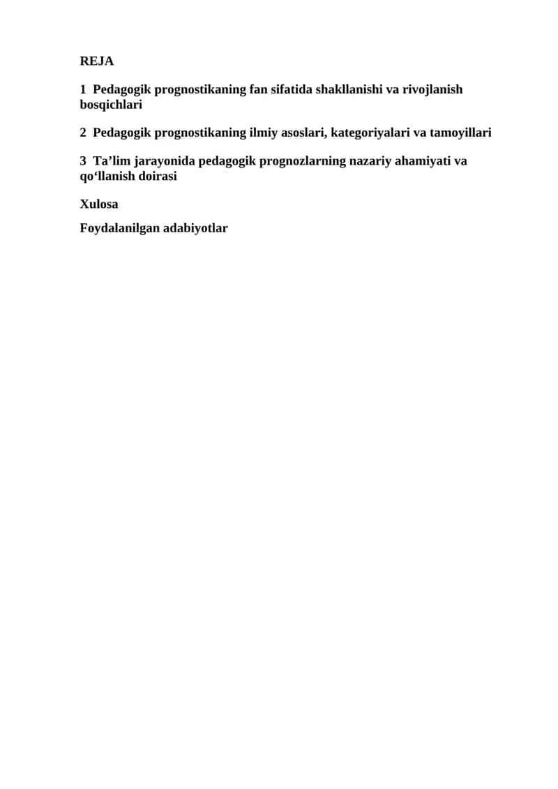 Pedagogik prognostika 1