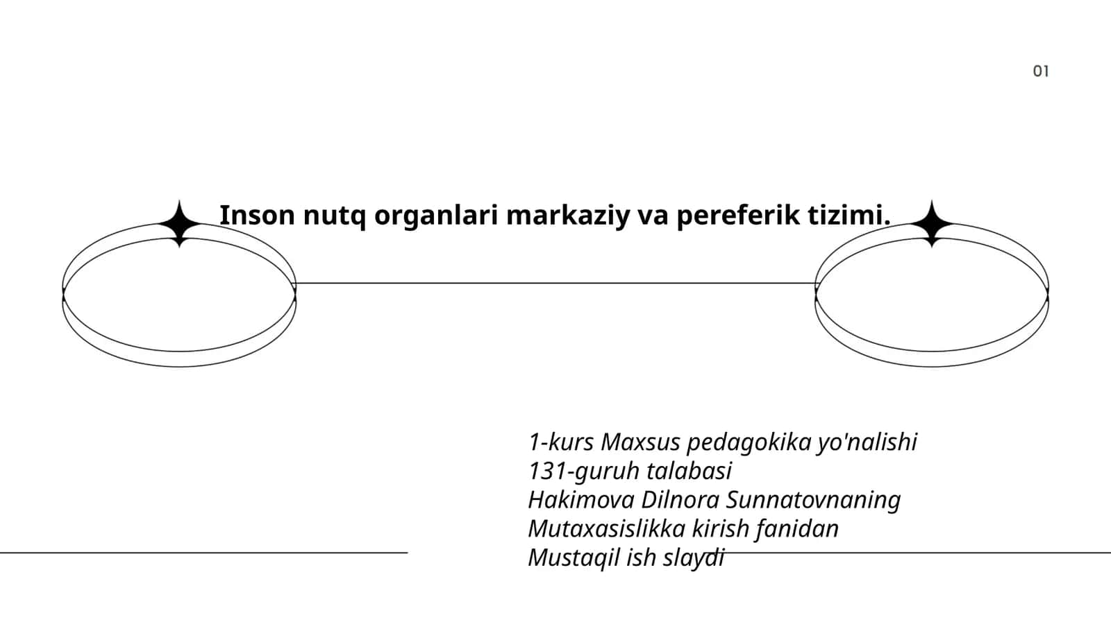 Inson nutq organlari markaziy va pereferik tizimi 1