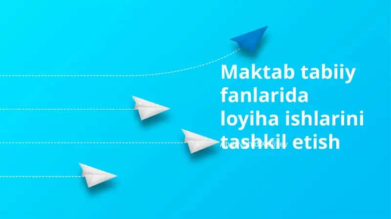 Maktab tabiiy fanlarida loyiha ishlarini tashkil etish 1