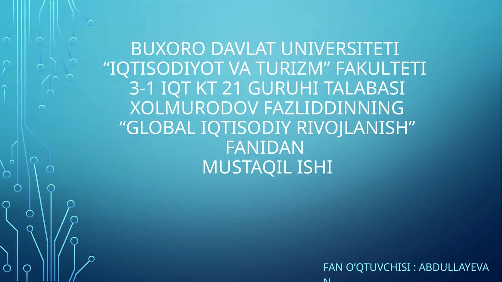 Markaziy Osiyoda iqtisodiy integratsiya 1