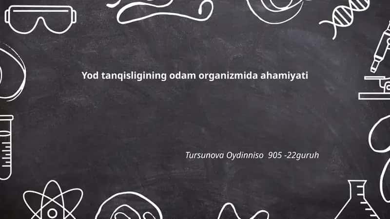Yod tanqisligining odam organizmida ahamiyati 1